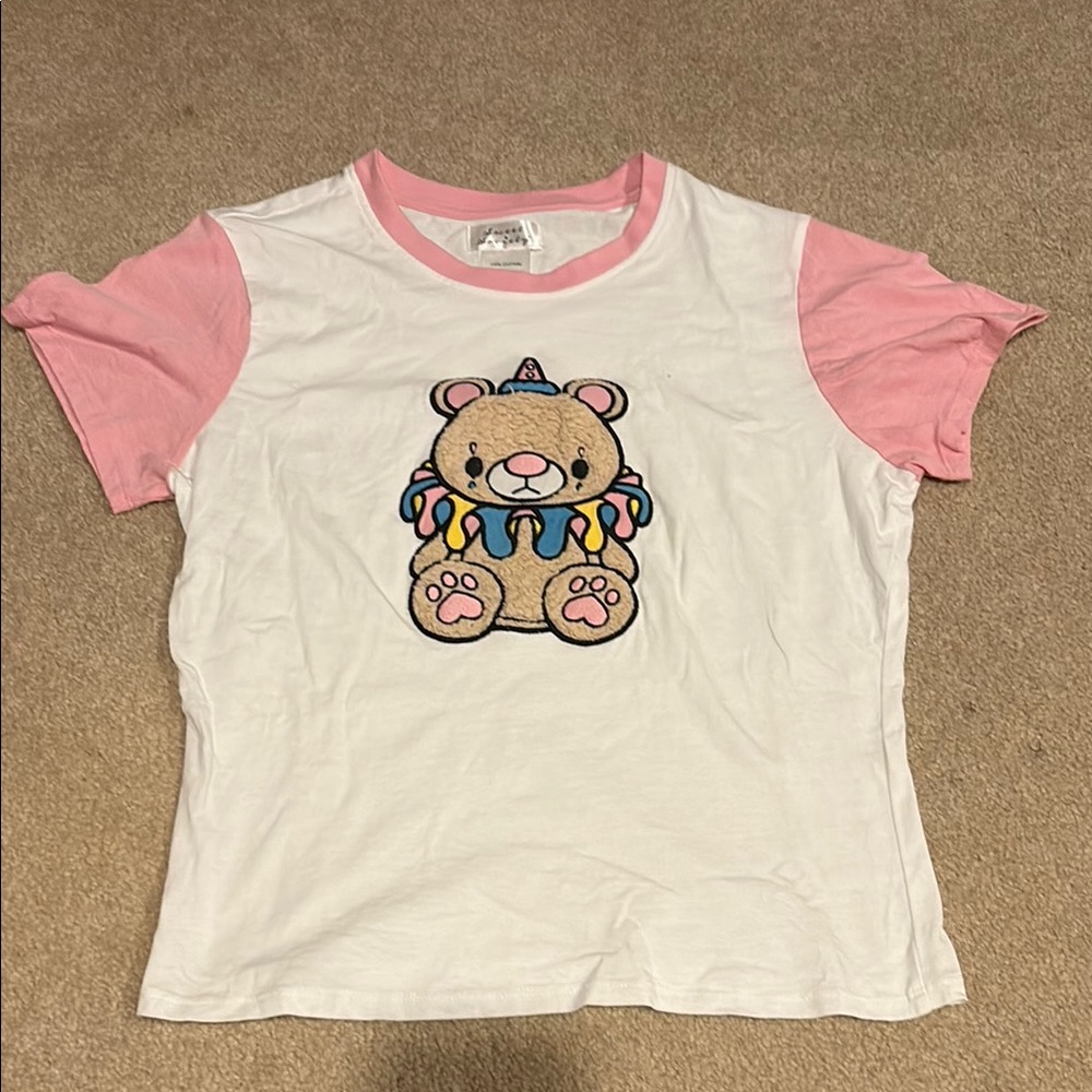 Sad Clown Bear Babydoll Tee